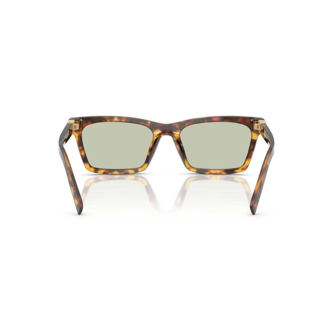 Miu Miu 0Mu A05s Rectangular Tortoiseshell Acetate Sunglasses