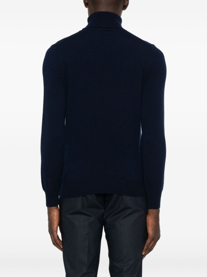 Kangra Classic Turtleneck Sweater In Wool-Cashmere Blend