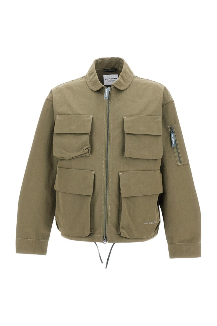 And Wander Water-Repellent Cotton-Blend Jacket