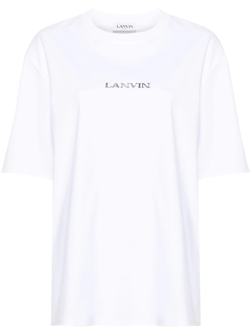 Lanvin Logo-Embroidered T-Shirt