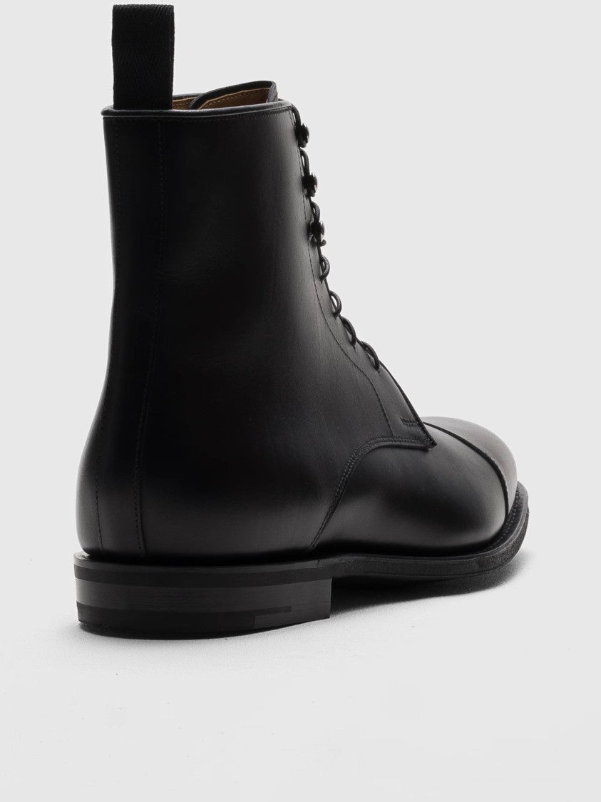 Church's Black Leather Edworth R 2.0 Lace-Up Boots