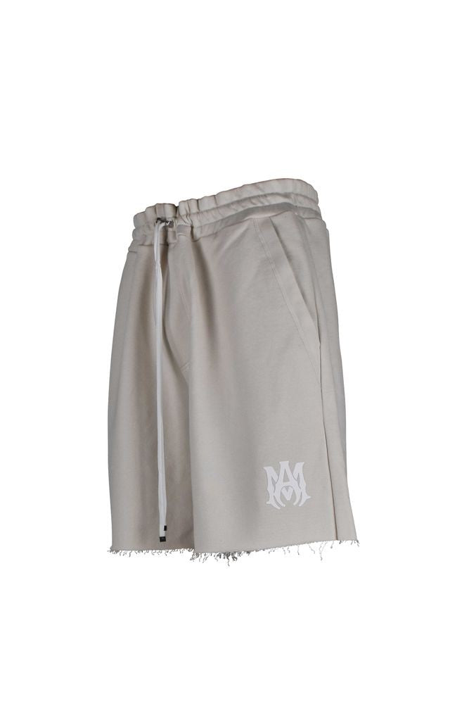 Amiri Frayed Hem Off-White Cotton Amiri Shorts