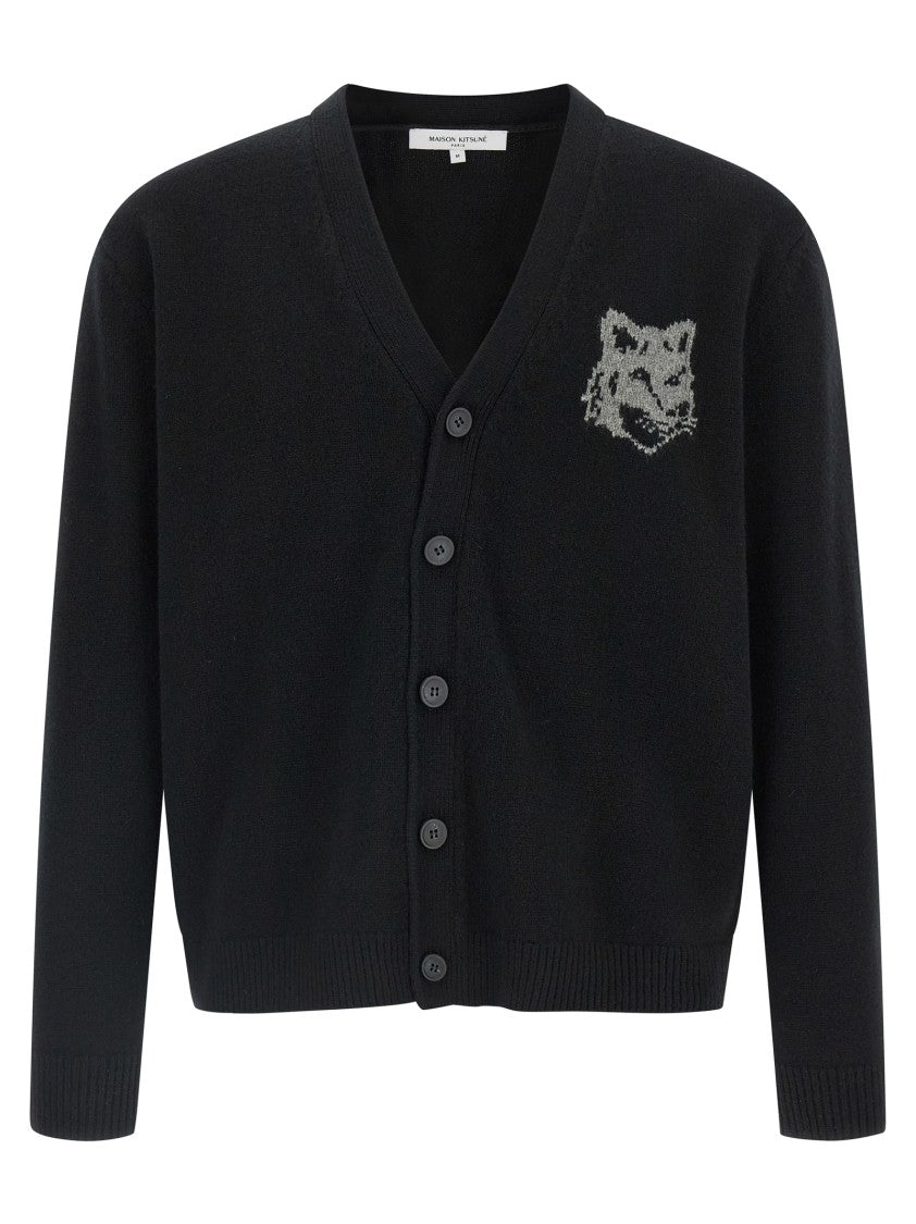 Maison Kitsuné 'Fox Head' Cardigan