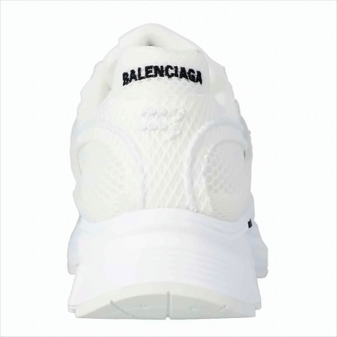Balenciaga Textured Mesh Sneakers With Chunky Sole And Lace-Up Design