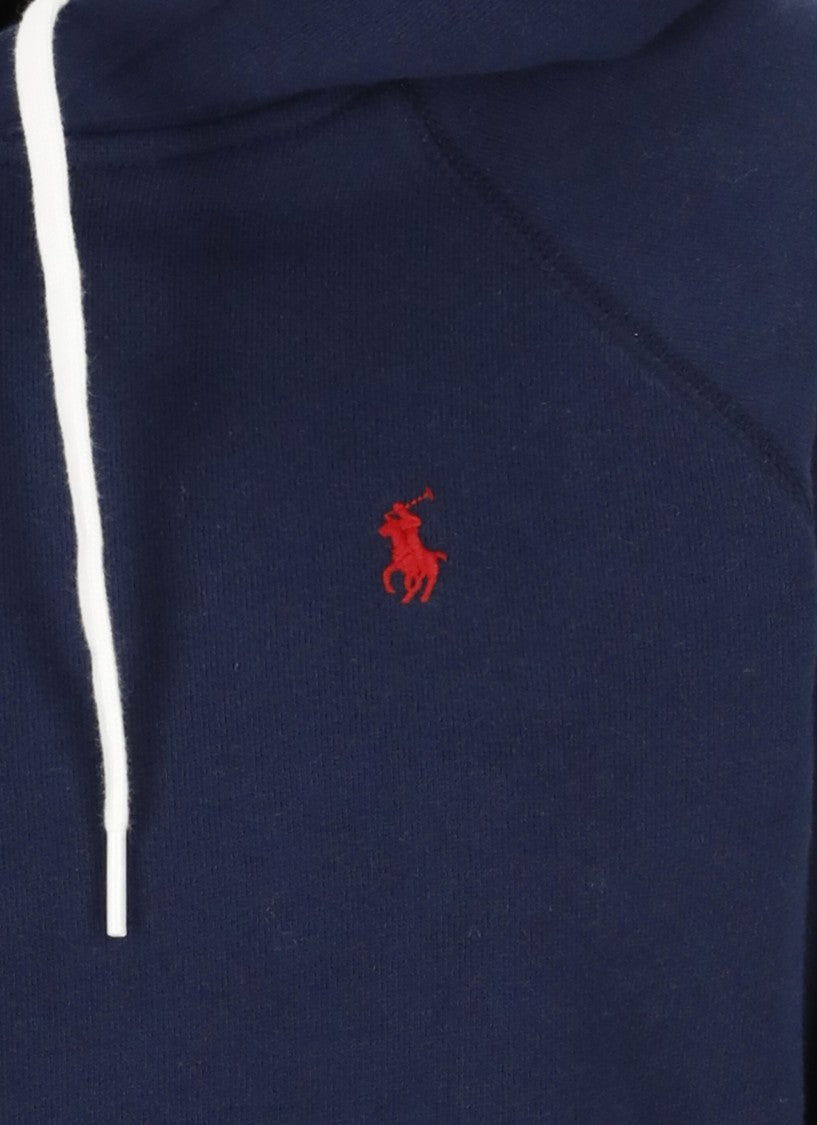 Polo Ralph Lauren Classic Blue Cotton Hoodie