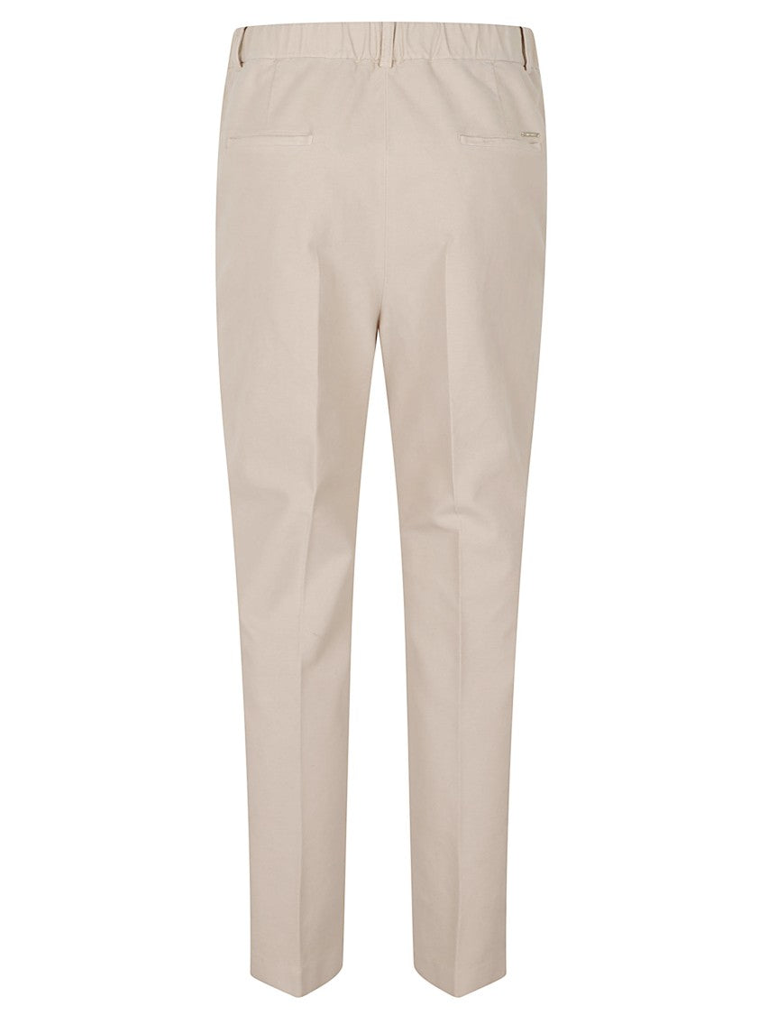 Incotex Natural Stretch Moleskin Trousers With Tailored Fit