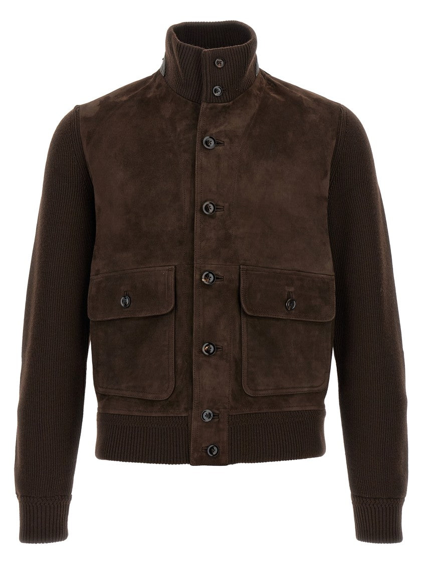 Tom Ford Knitted Merino Wool Blouson