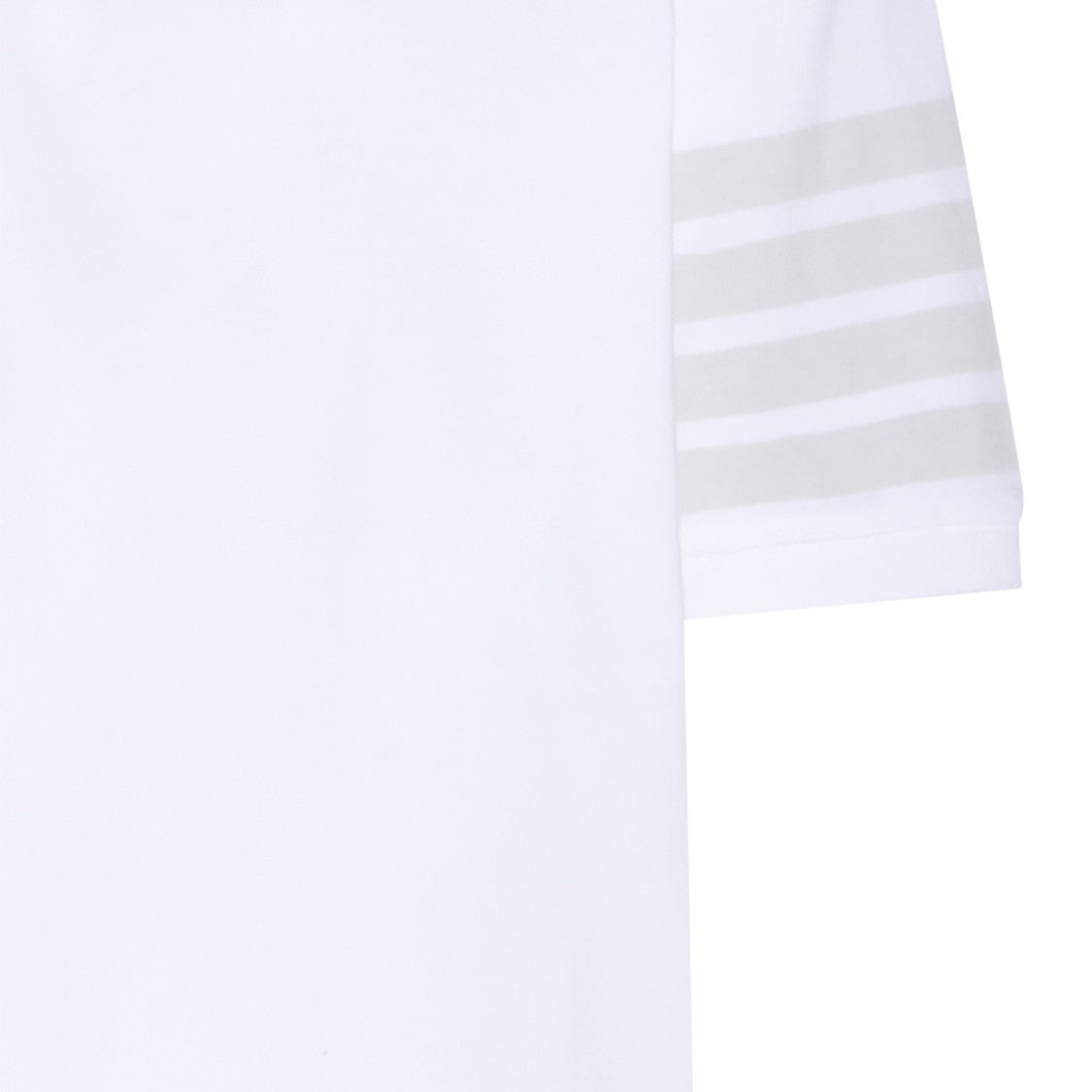 Thom Browne Minimalist White T-Shirt With Appeal