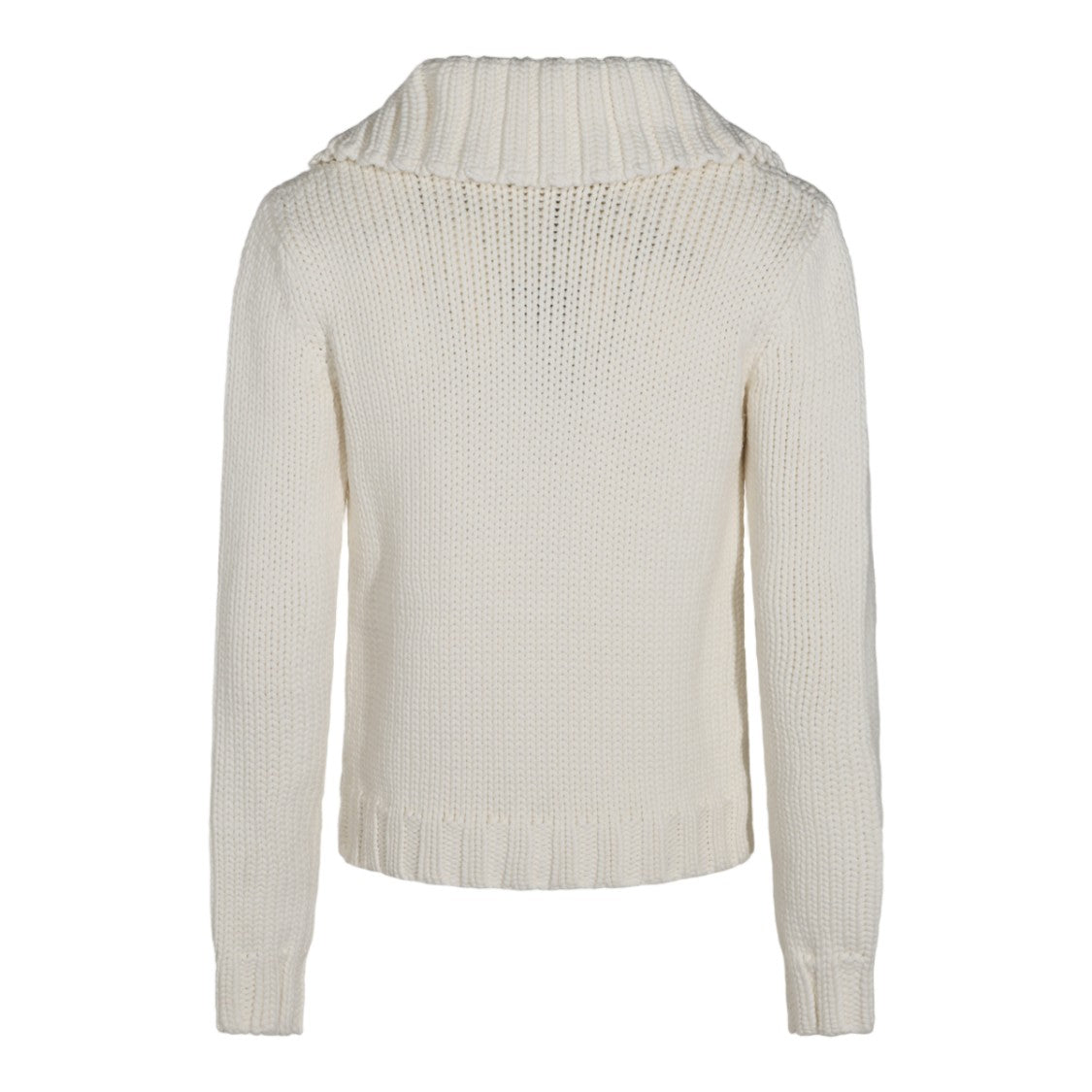 Dolce & Gabbana Chunky Knit Buttoned High-Neck Sweater