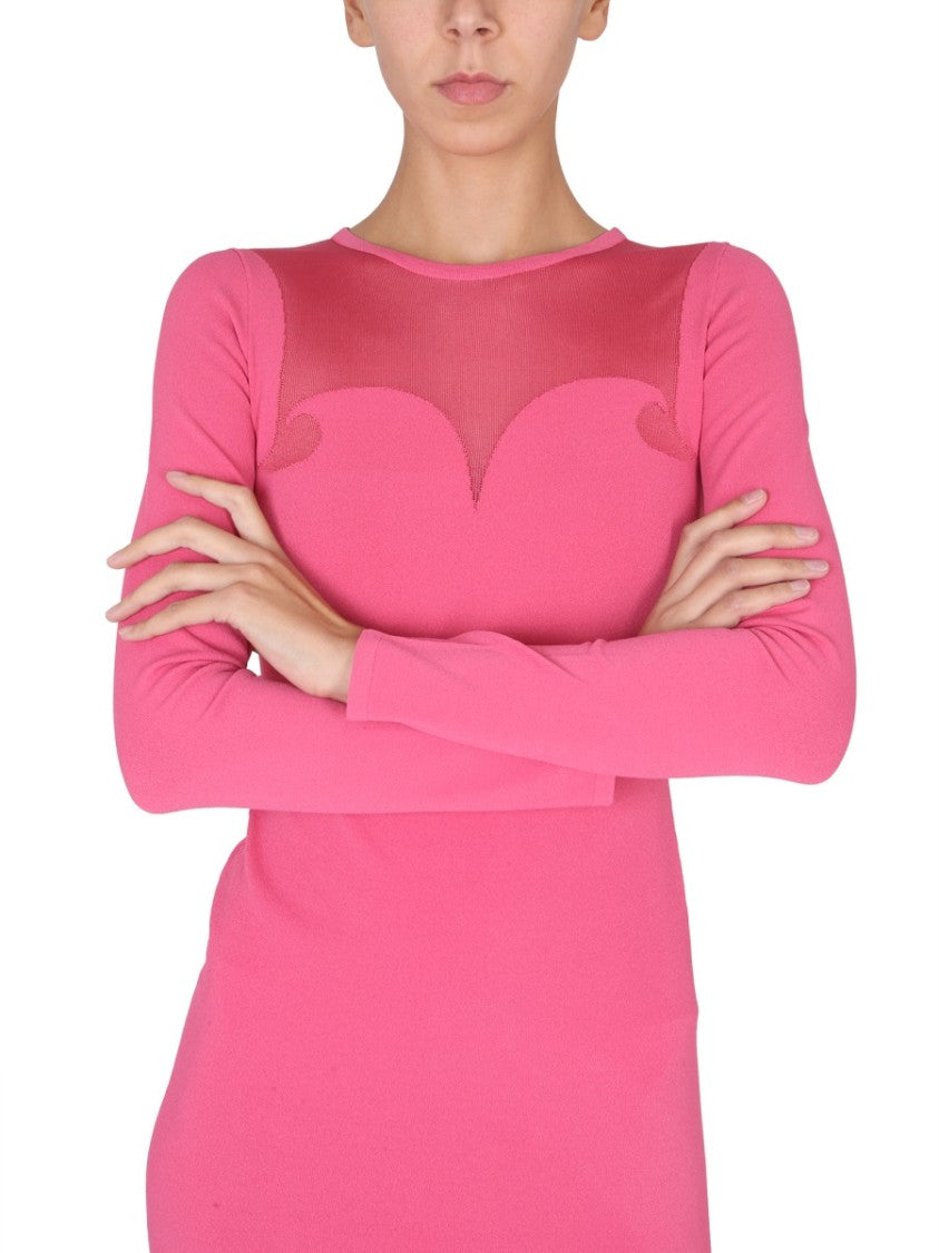 Moschino Form-Fitting Mini Dress