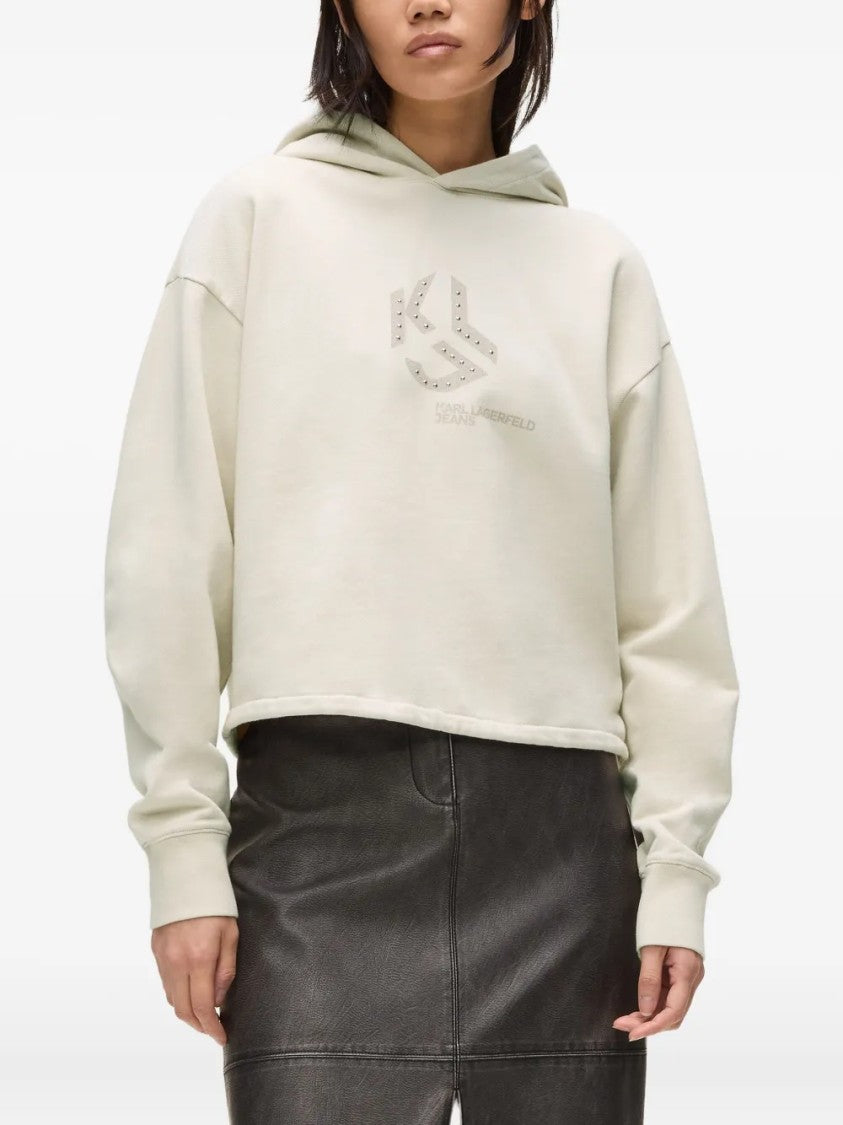 Karl Lagerfeld Classic Fit Sweatshirt With Minimalist Aesthetic
