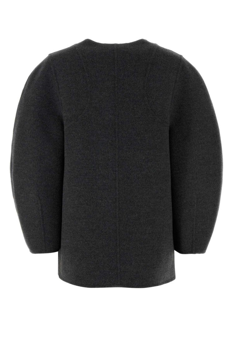 Fendi Dark Grey Wool Blend Jacket
