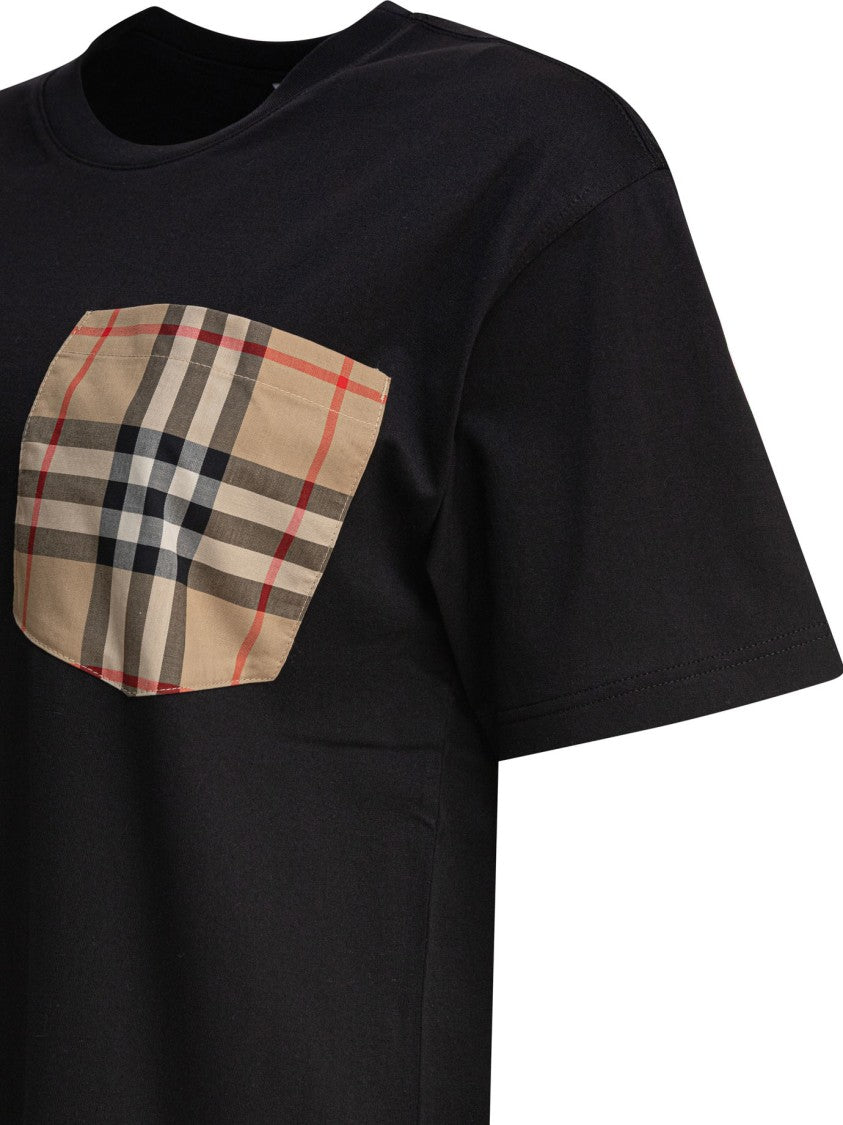 Burberry Cotton Crew Neck T-Shirt