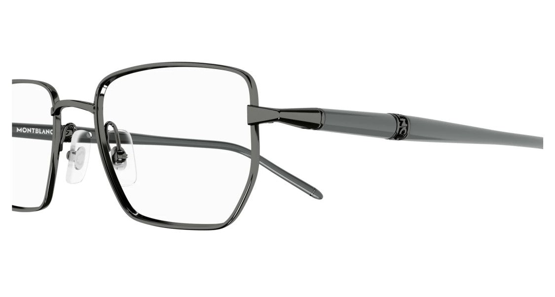 Montblanc Eyeglasses Montblanc Mb0347o 006 Ruthenium Grey Transparent 54/19/150