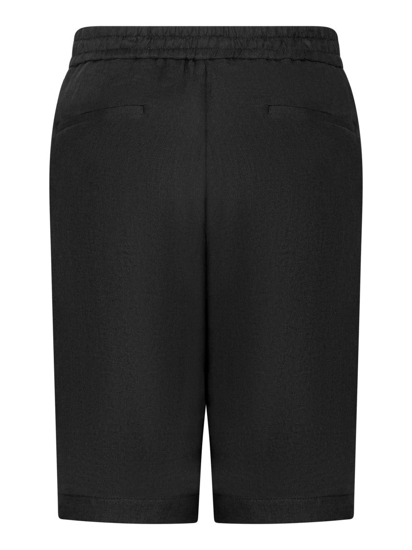 Franzese Collection Bermuda Shorts In Breathable Irish Linen