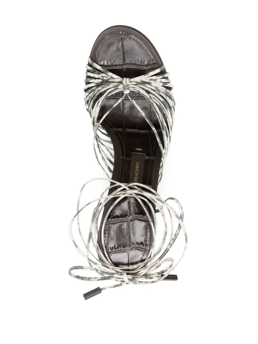 Ferragamo Caged Design Sandals