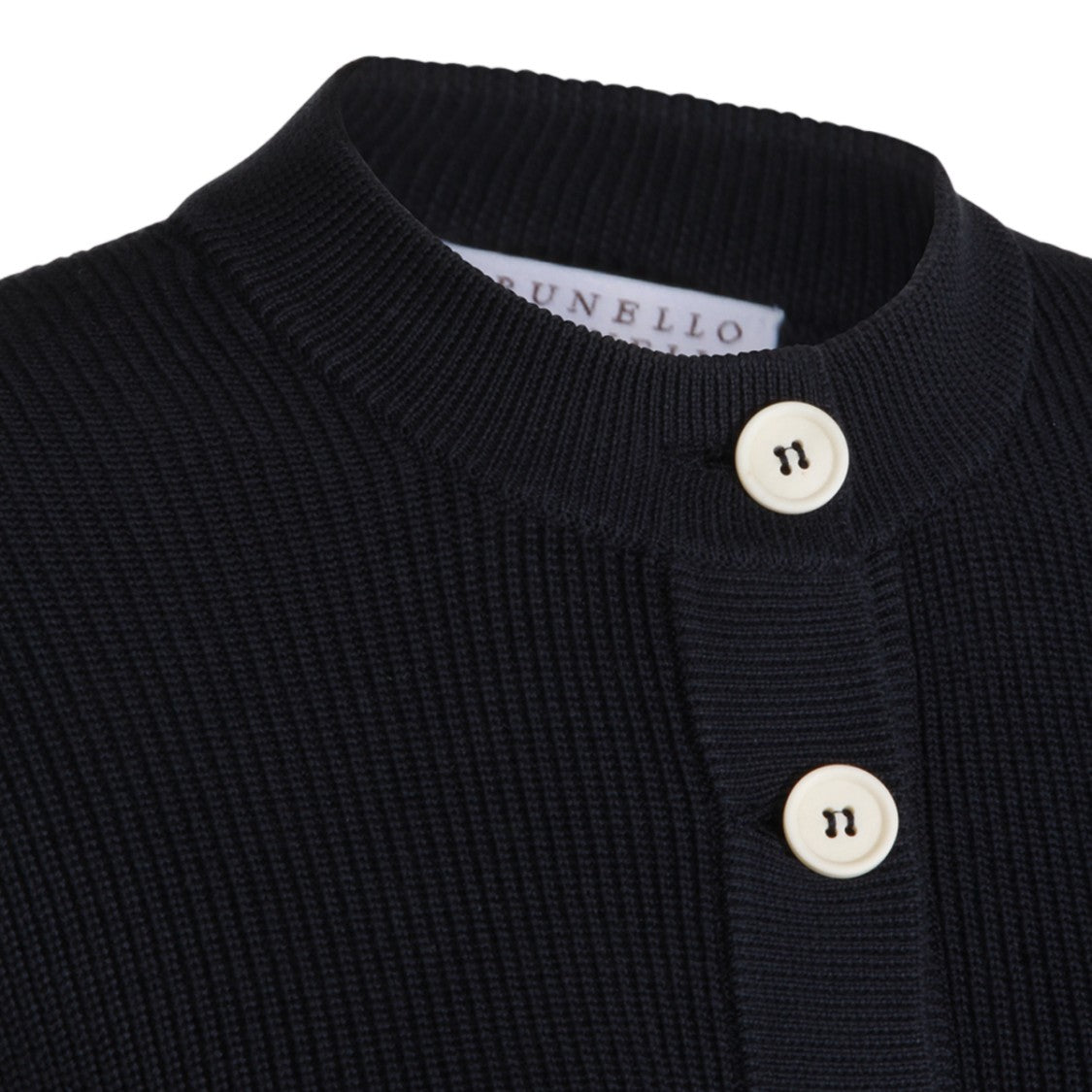 Brunello Cucinelli Ribbed Knit Cardigan With Button-Down Front