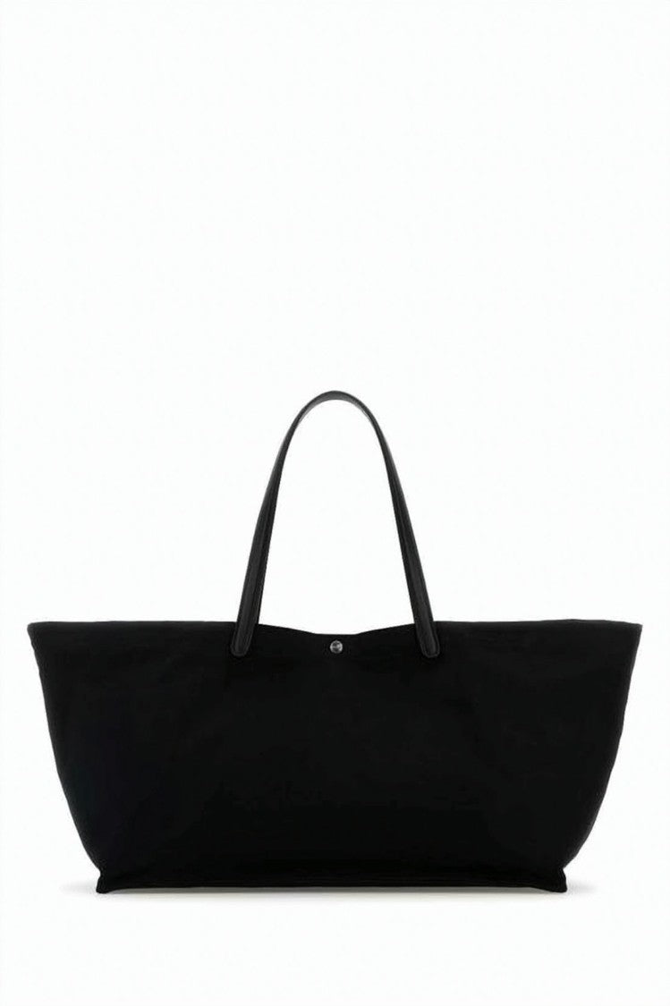 The Row Elongated Cotton Shoulder Bag With Minimalist Design