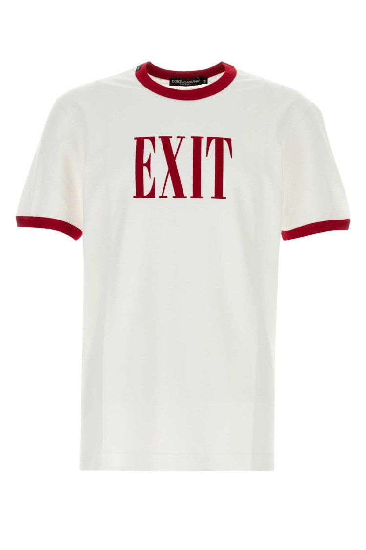 Dolce & Gabbana White Cotton T-Shirt