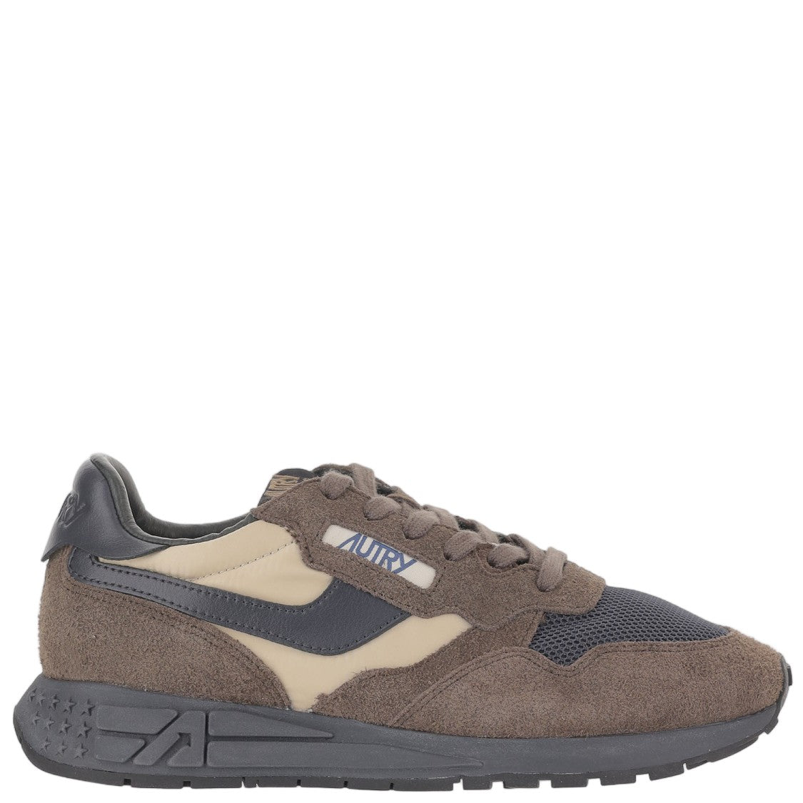 Autry Leather Nylon Mesh Running Sneakers
