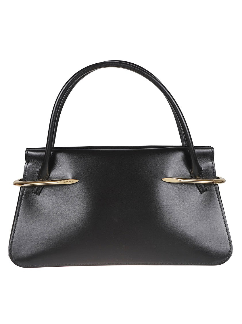 Givenchy Textured Calf Leather Bag With Gold-Finish Accents