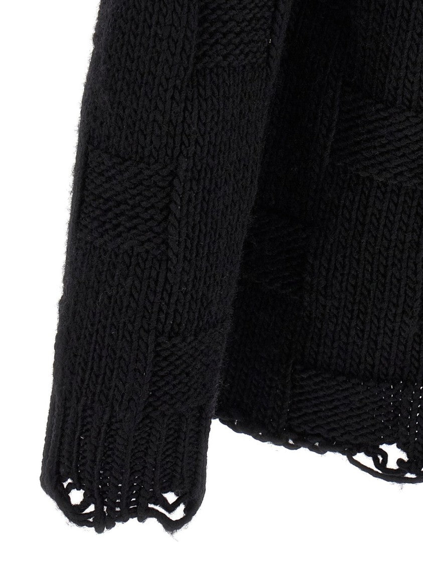 Golden Goose Boxy Crewneck Wool Knit Sweater