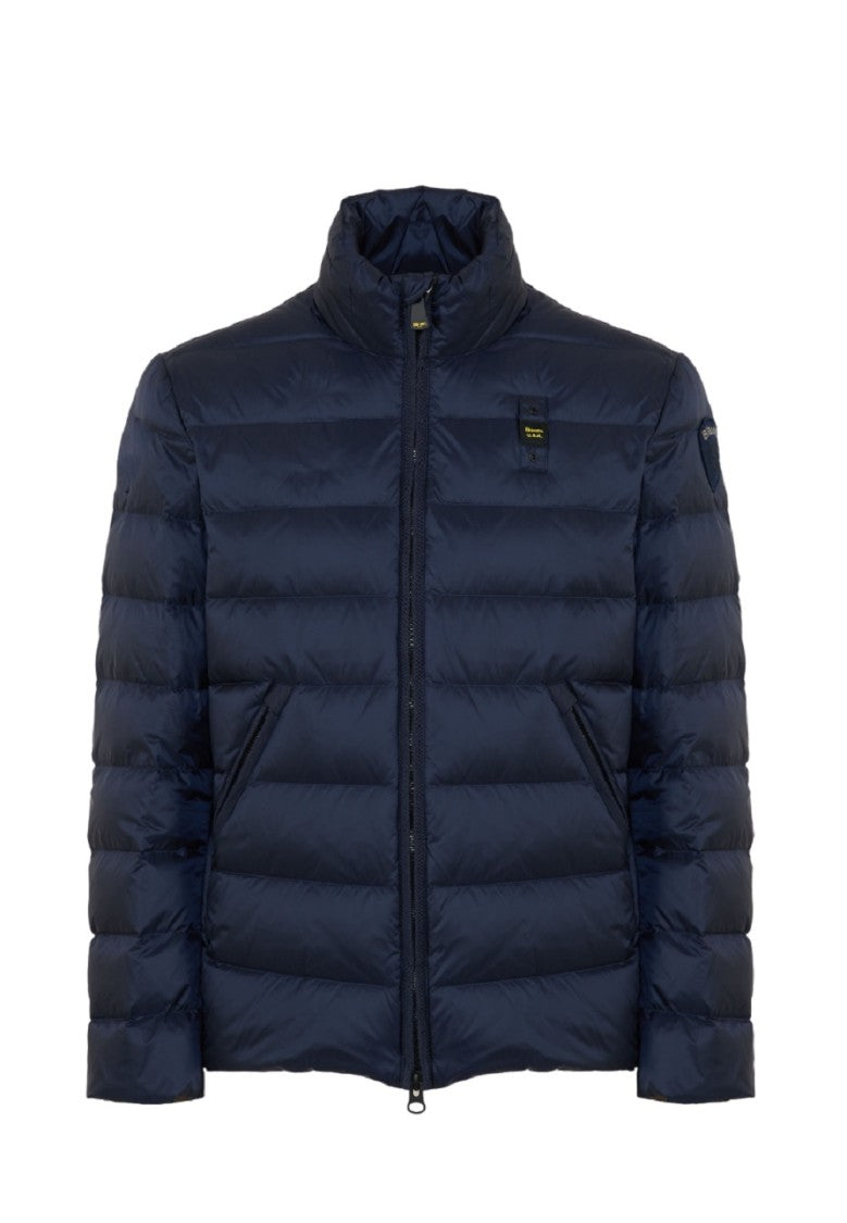 Blauer Quilted Down Jacket Fixed Hood