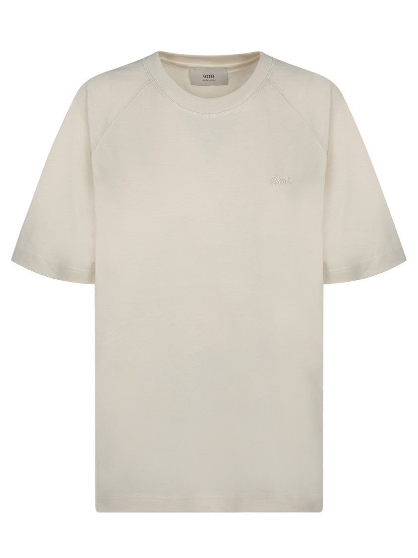 Ami Relaxed Fit Cotton T-Shirt