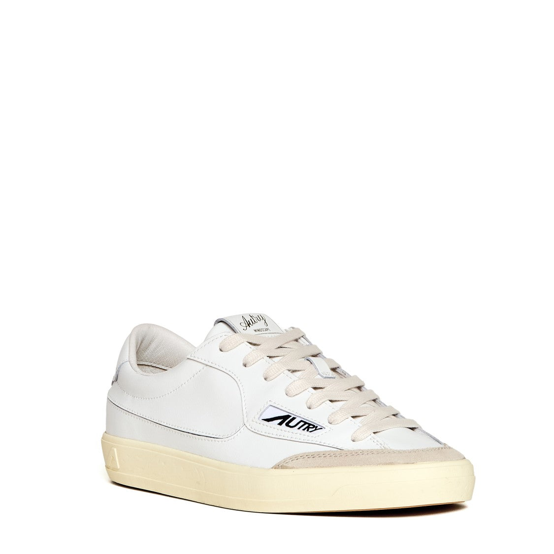 Autry Windscape Low White Leather Sneakers