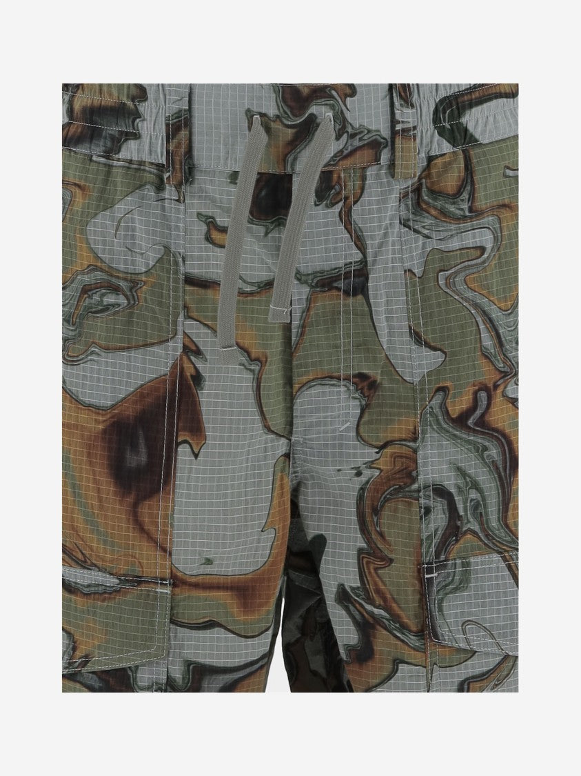 Woolrich X Black Label Camouflage Short Trousers