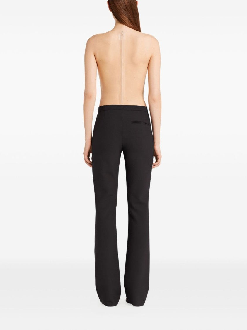 Courrèges Sleeveless Bodysuit With Bold Circular Panel