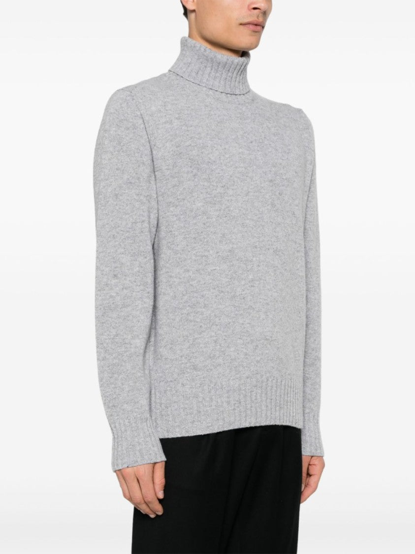 Doppiaa Amintore High-Neck Ribbed Sweater