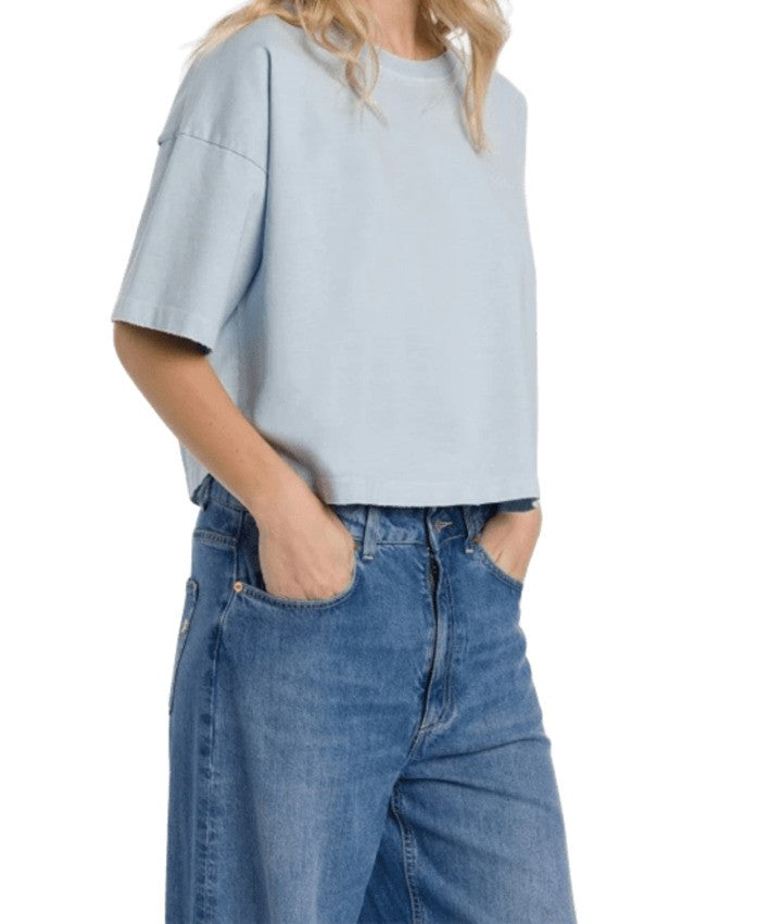 Dondup Cropped Lightweight Jersey T-Shirt