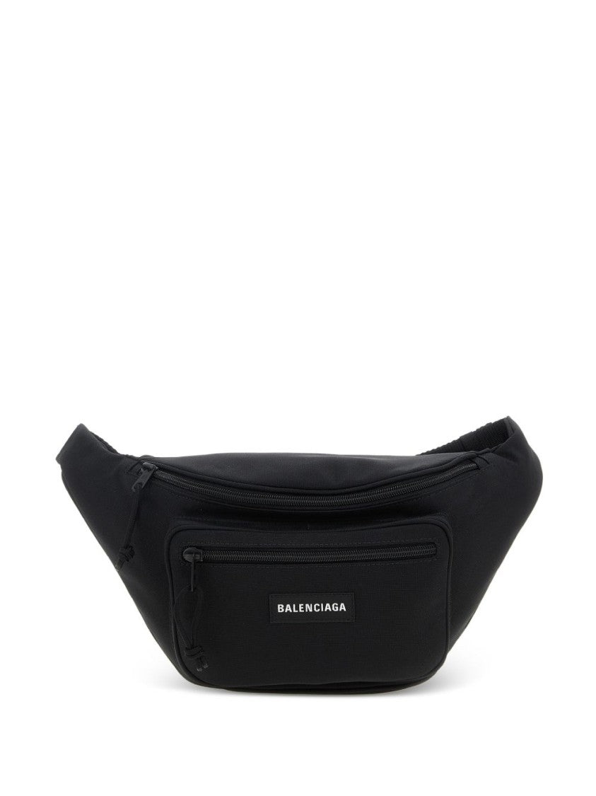 Balenciaga Black Explorer Streamlined Belt Bag