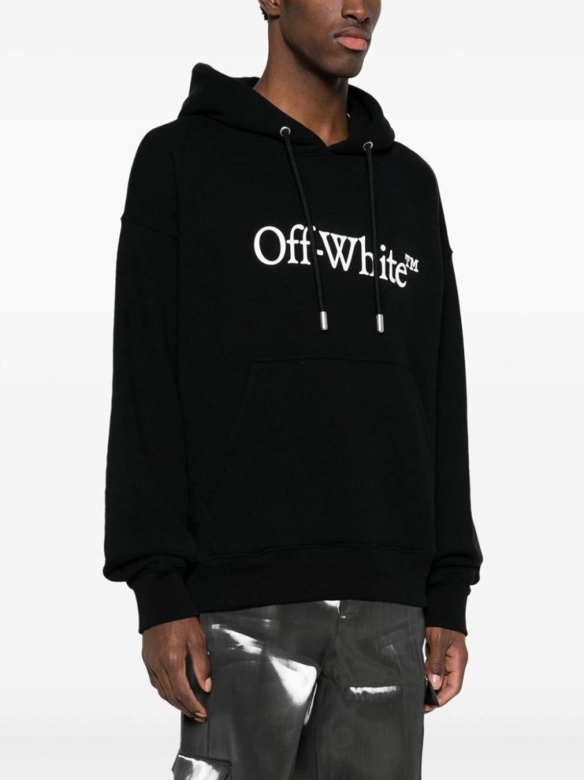Off-White Relaxed Fit Black Hoodie