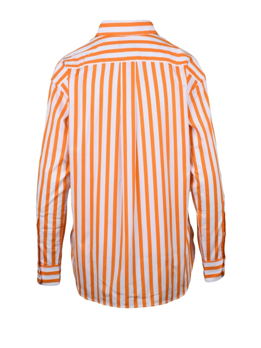 Polo Ralph Lauren Button-Down Cotton Shirt With Striking Vertical Stripes