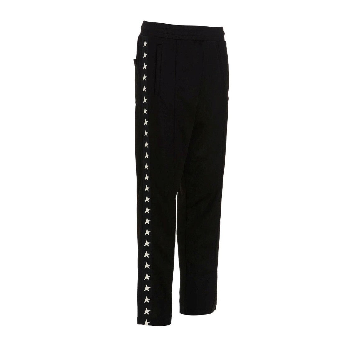 Golden Goose Black Relaxed-Fit Jogging Pants With Star Motifs