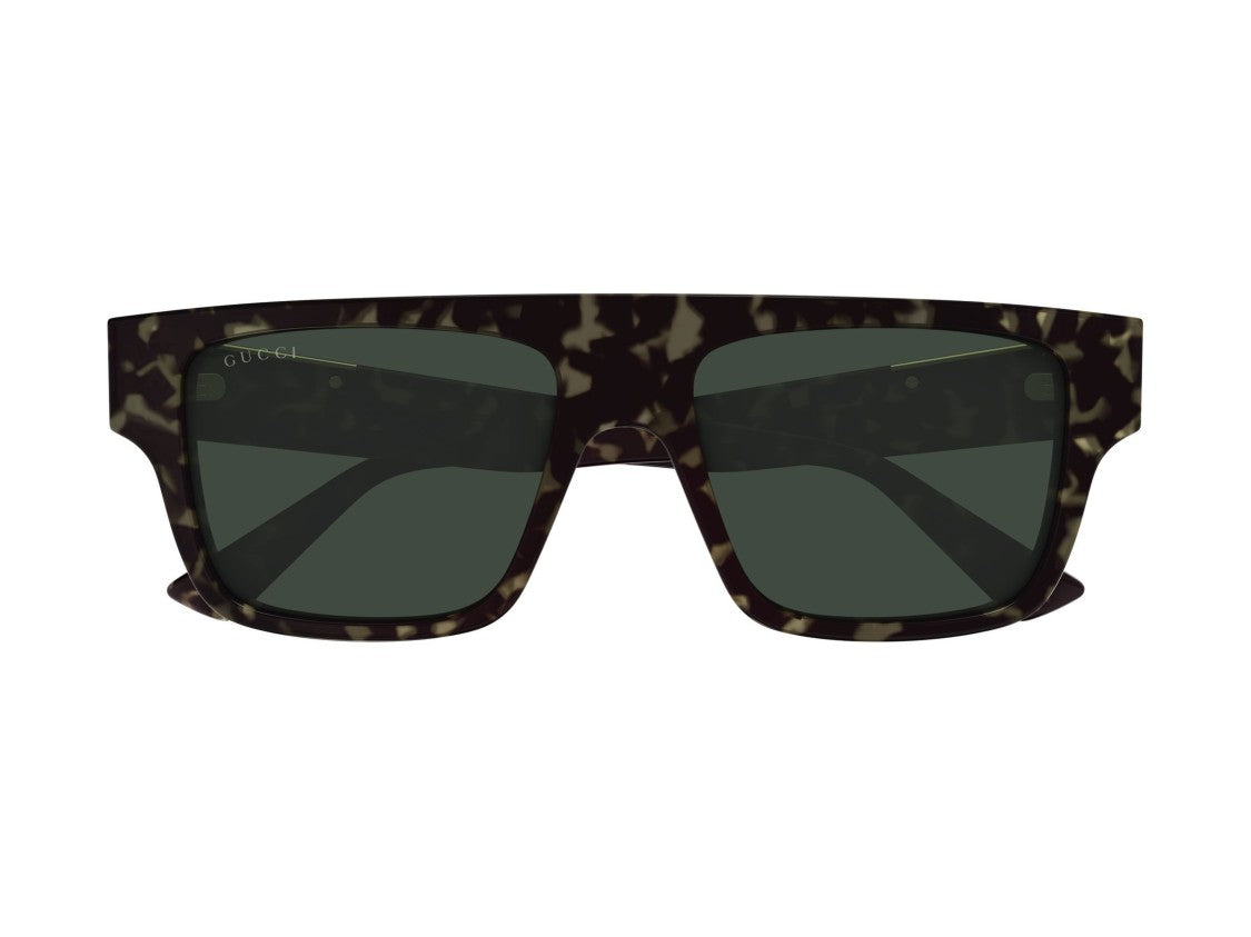 Gucci Gold Gg1960s Tortoiseshell Acetate Oversized Sunglasses
