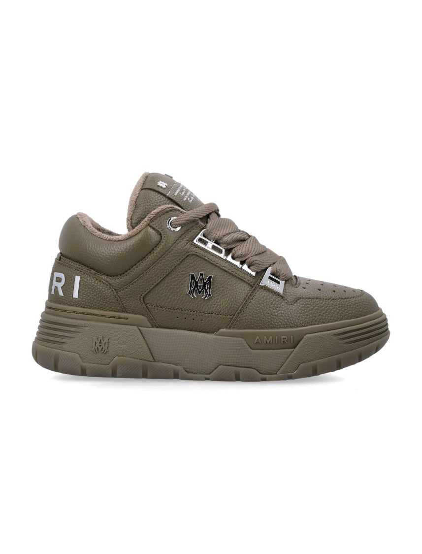 Amiri Metallic Ma-1 Metallic Leather Low-Top Sneakers