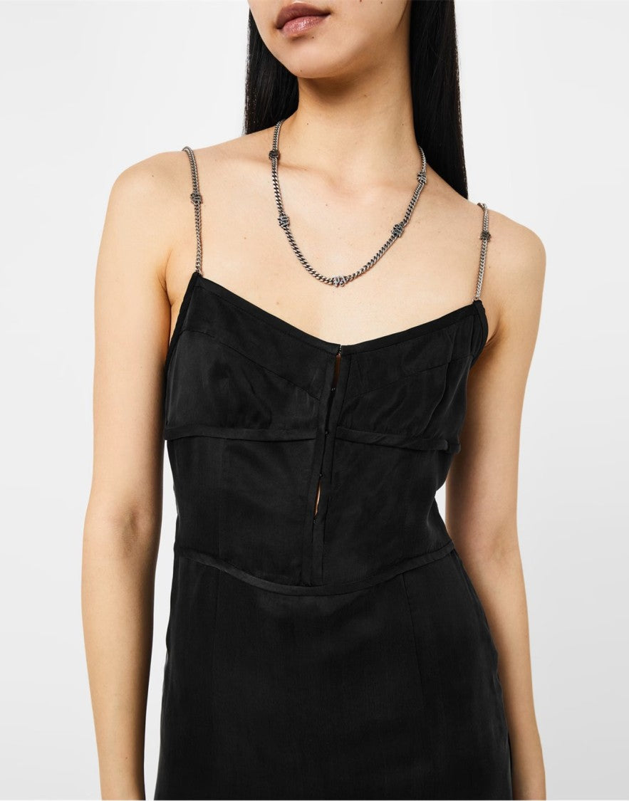 Palm Angels Metal Straps Slip Dress