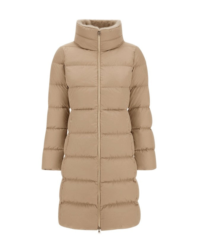 Herno Chantilly Jacket With Faux Fur Adornment