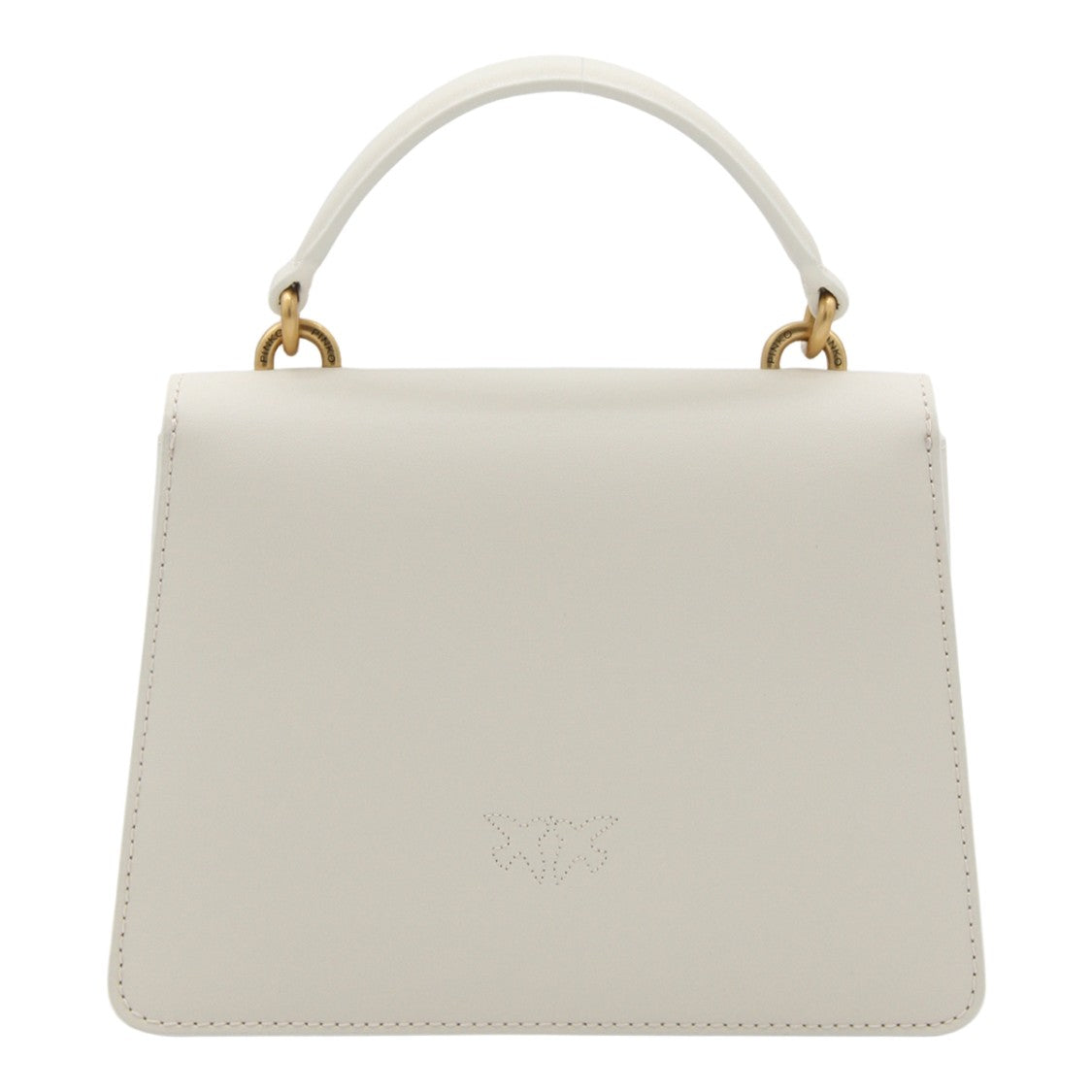 Pinko Structured Handbag With Gold-Tone Chain
