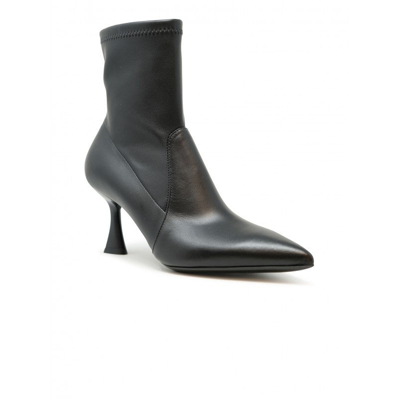 Sergio Levantesi Janet 56 Black Leather Ankle Boots
