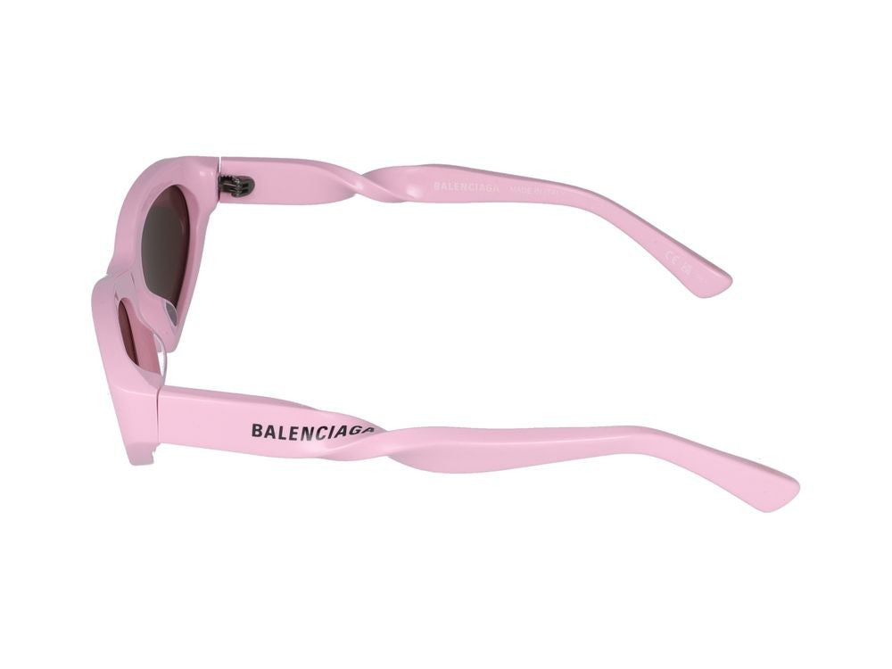 Balenciaga Sunglasses Bb0207s 004 Pink Pink Brown 54/17/140