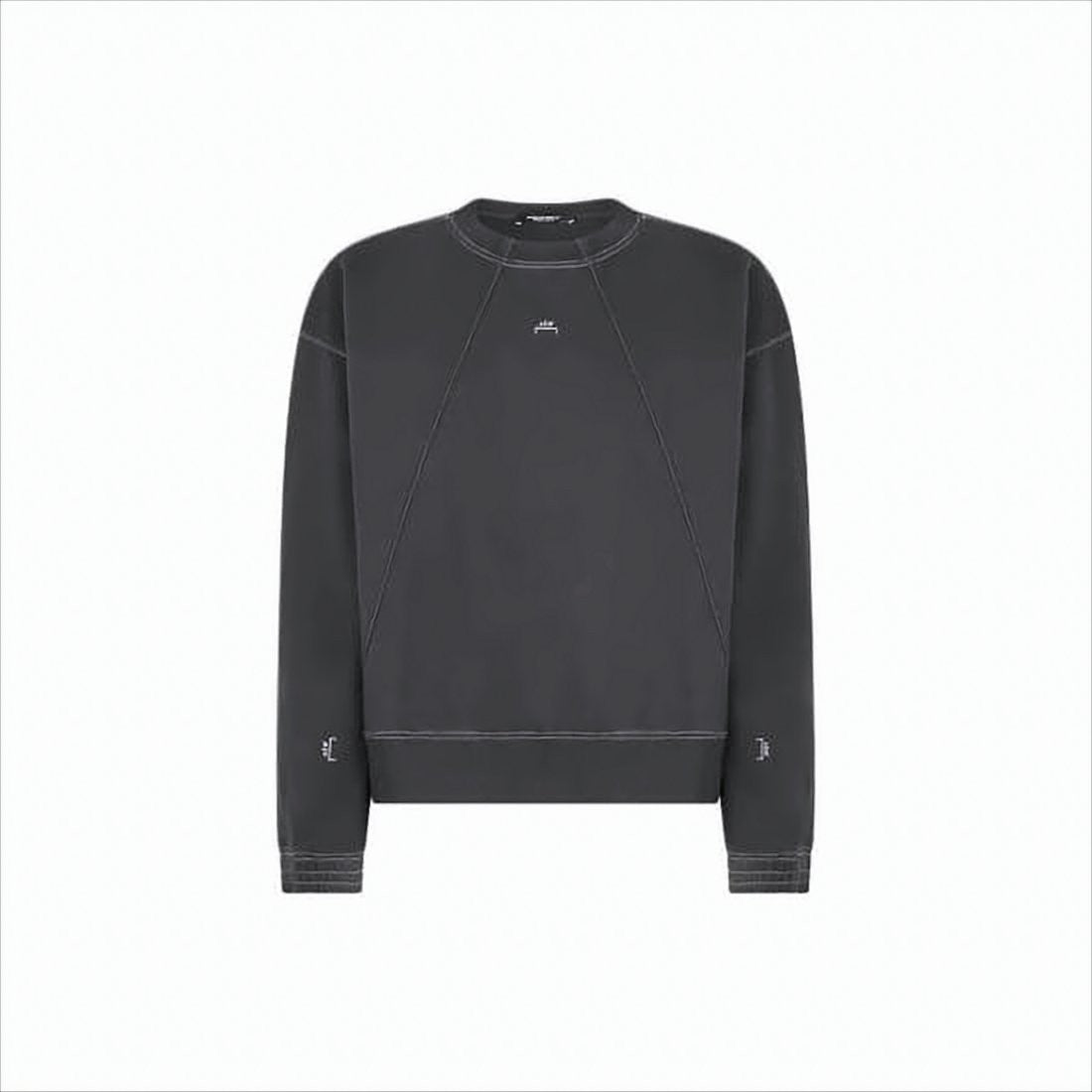 A-Cold-Wall* Washed Black Long-Sleeve Cotton Sweatshirt