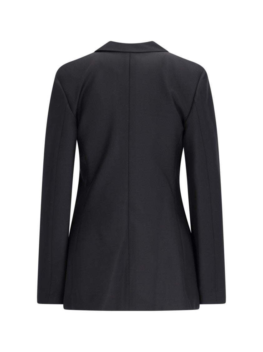 Róhe Róhe Single-Breasted Blazer In Black