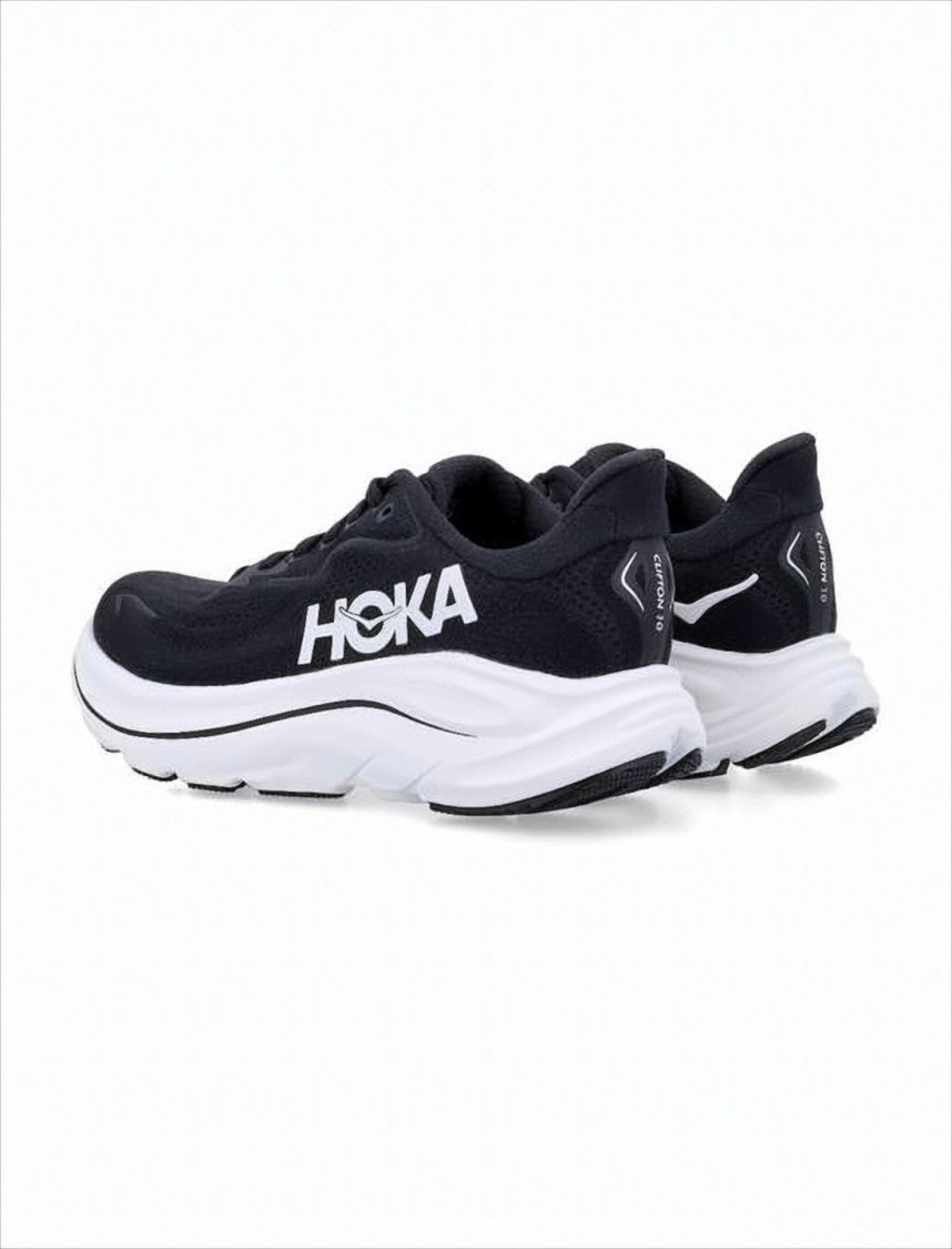 Hoka Breathable Mesh Sneakers With Cushioned Rubber Sole