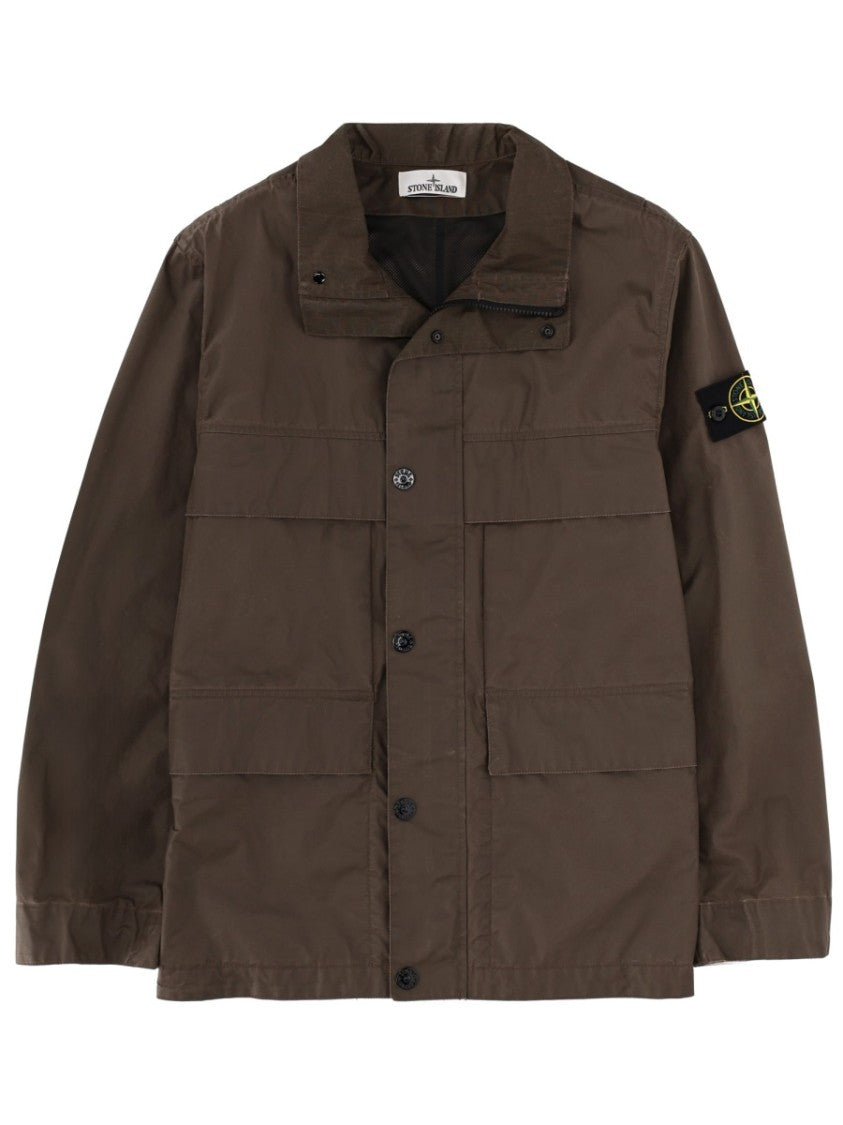 Stone Island Structured Utility Polyester-Blend Jacket