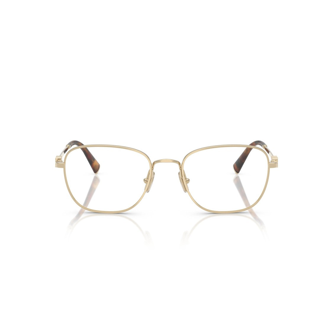 Miu Miu 0Mu 50Wv Square Lens Metal Frame Eyeglasses
