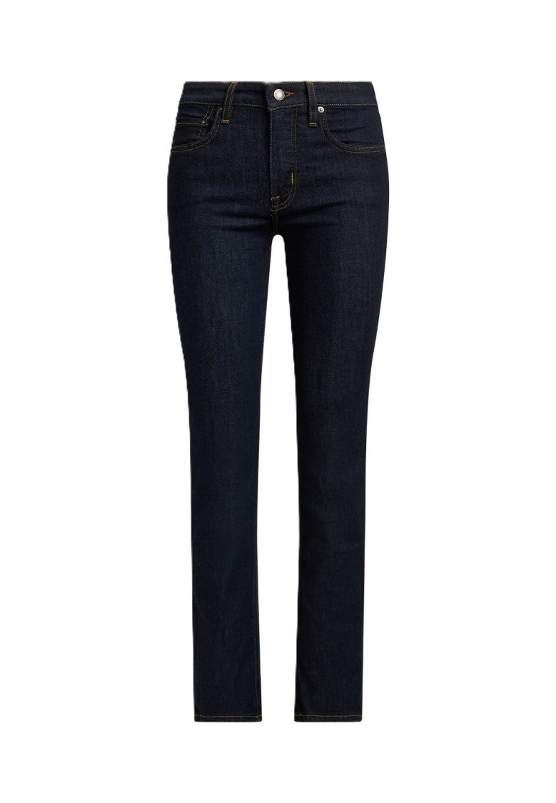 Lauren Ralph Lauren Straight-Leg Mid-Rise Jeans